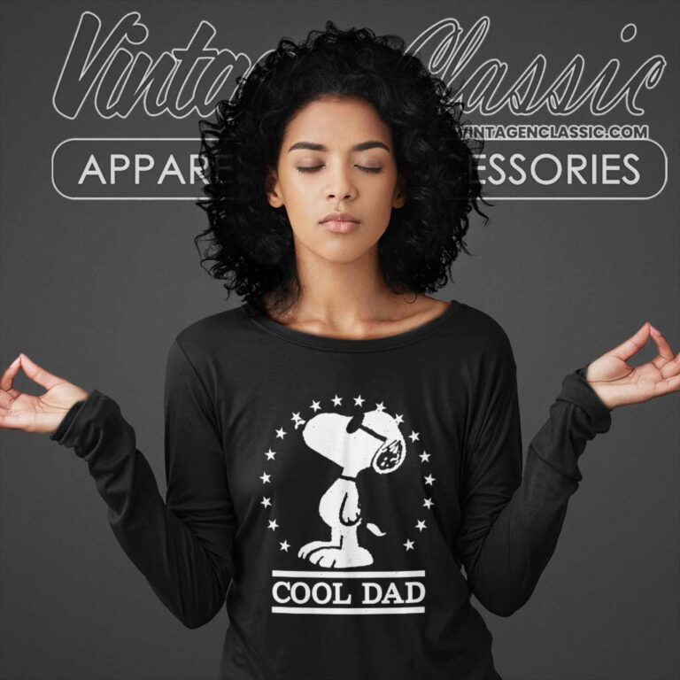 Peanuts Snoopy Cool Dad Long Sleeve Tee Peanuts Snoopy Cool Dad Long Sleeve Tee