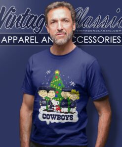 Peanuts Snoopy Dallas Cowboys Xmas T Shirt