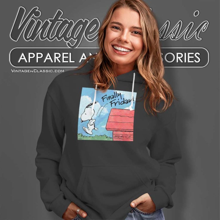 Peanuts Snoopy Finally Friday Jumping Into The Weekend Hoodie Peanuts Snoopy Finally Friday Jumping Into The Weekend Hoodie