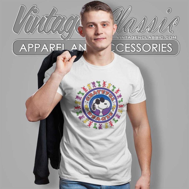 Peanuts Snoopy Grateful Beagle T Shirt Peanuts Snoopy Grateful Beagle T Shirt