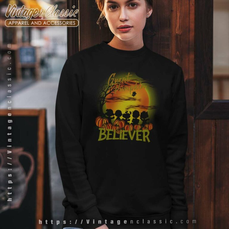 Peanuts Snoopy Great Pumpkin Believer Sweatshirt Peanuts Snoopy Great Pumpkin Believer Sweatshirt
