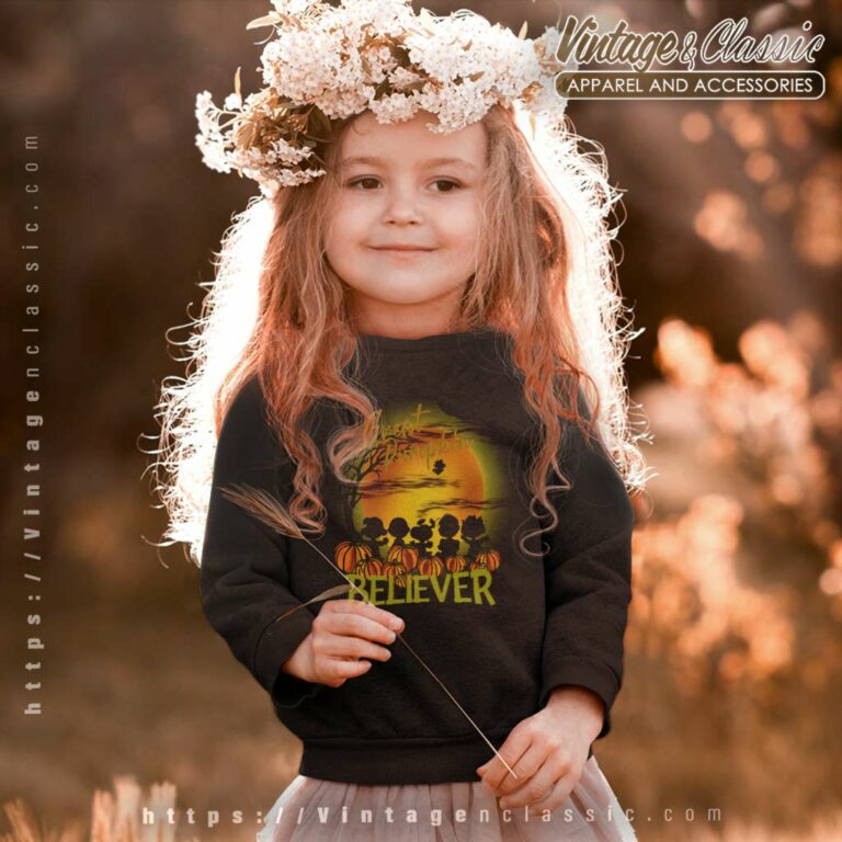 Peanuts Snoopy Great Pumpkin Believer kids Sweetshirt Peanuts Snoopy Great Pumpkin Believer kids Sweetshirt