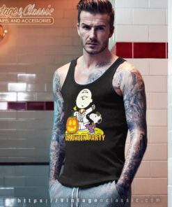 Peanuts Snoopy Halloween Party Tank Top Racerback