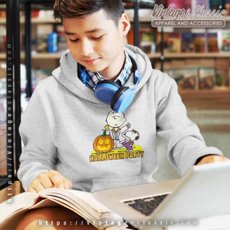 Peanuts Snoopy Halloween Party kids Hoodie Peanuts Snoopy Halloween Party kids Hoodie