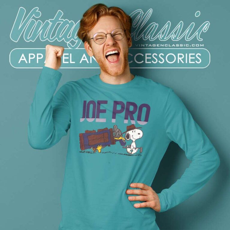 Snoopy Woodstock Joe Pro Golf Long Sleeve Tee Snoopy Woodstock Joe Pro Golf Long Sleeve Tee