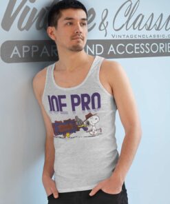 Snoopy Woodstock Joe Pro Golf Tank Top Racerback