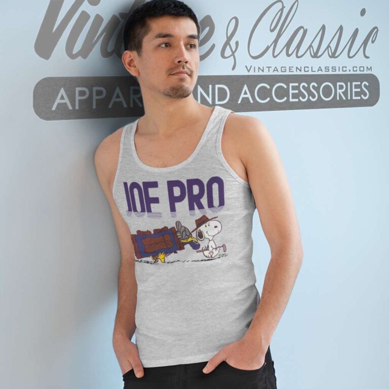 Snoopy Woodstock Joe Pro Golf Tank Top Racerback Snoopy Woodstock Joe Pro Golf Tank Top Racerback