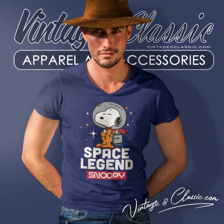 Peanuts Snoopy Nasa Space Beagle Astronaunt V Neck TShirt Peanuts Snoopy Nasa Space Beagle Astronaunt V Neck TShirt