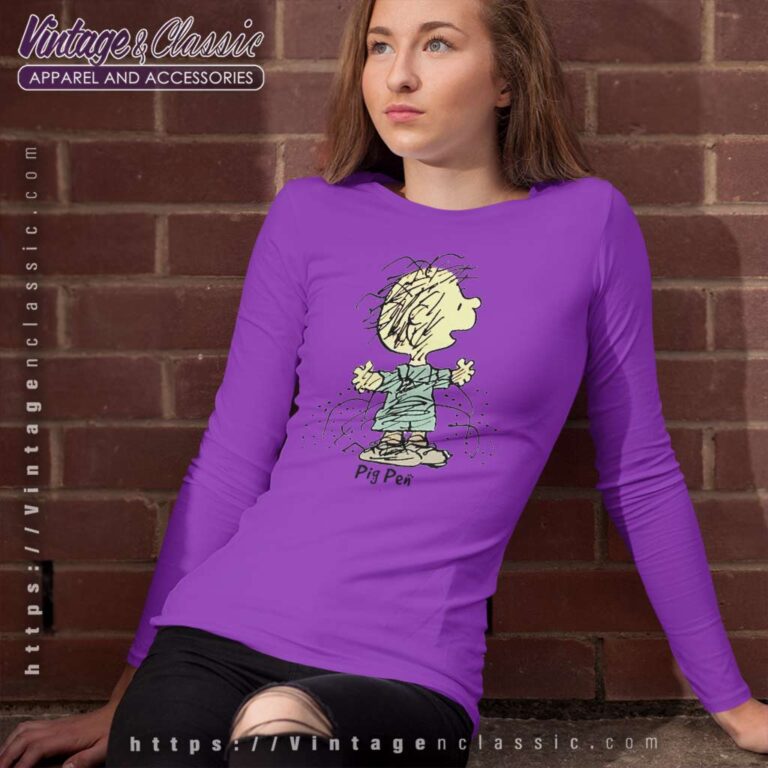 Peanuts Snoopy Pig Pen Long Sleeve Tee Peanuts Snoopy Pig Pen Long Sleeve Tee