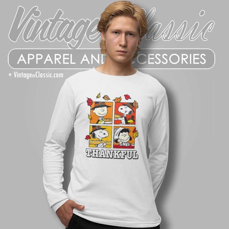 Peanuts Snoopy Thanksgiving Long Sleeve Tee Peanuts Snoopy Thanksgiving Long Sleeve Tee