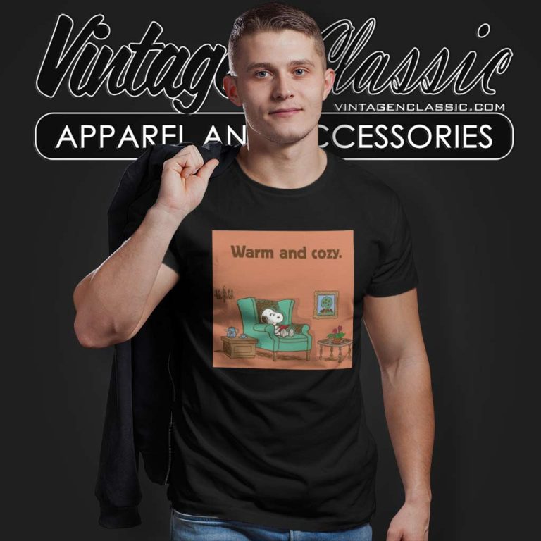 Peanuts Snoopy Warm And Cozy T Shirt Peanuts Snoopy Warm And Cozy T Shirt