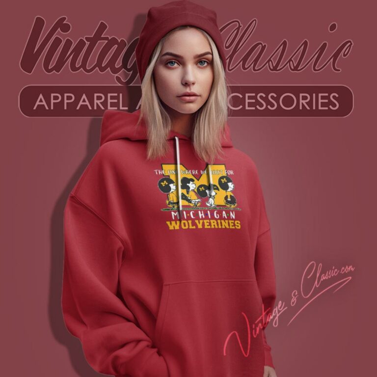 Peanuts The One Where We Root For Michigan Wolverine Hoodie Peanuts The One Where We Root For Michigan Wolverine Hoodie