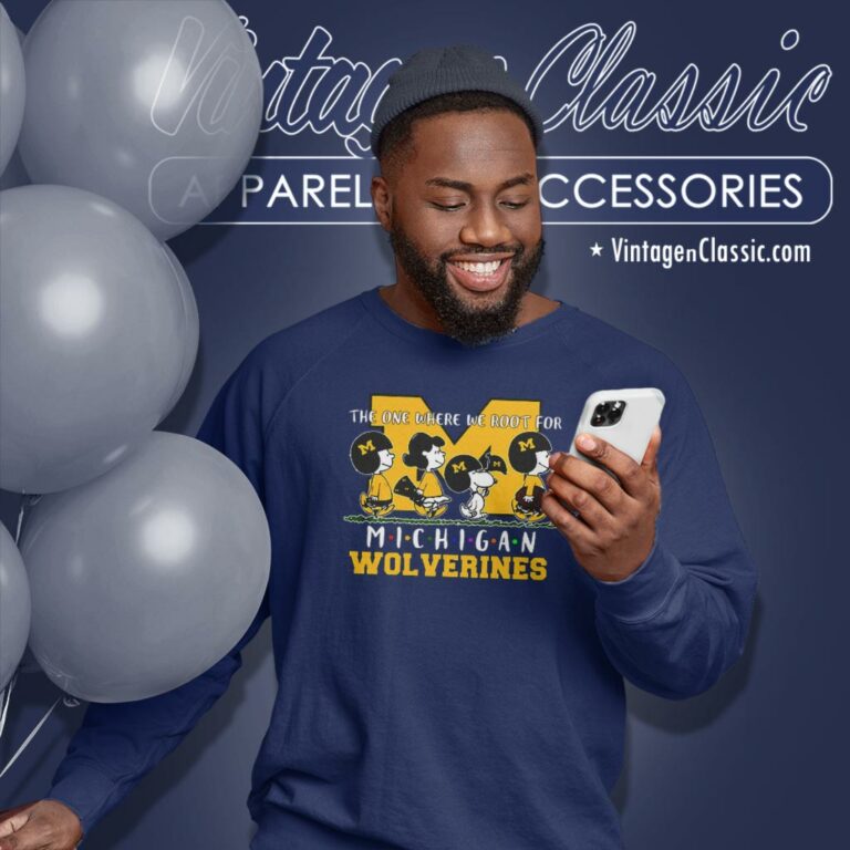 Peanuts The One Where We Root For Michigan Wolverine Sweatshirt Peanuts The One Where We Root For Michigan Wolverine Sweatshirt