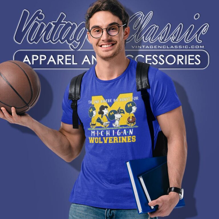 Peanuts The One Where We Root For Michigan Wolverine T Shirt Peanuts The One Where We Root For Michigan Wolverine T Shirt
