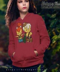 Pebbles And Bam Bam Flintstones Hoodie