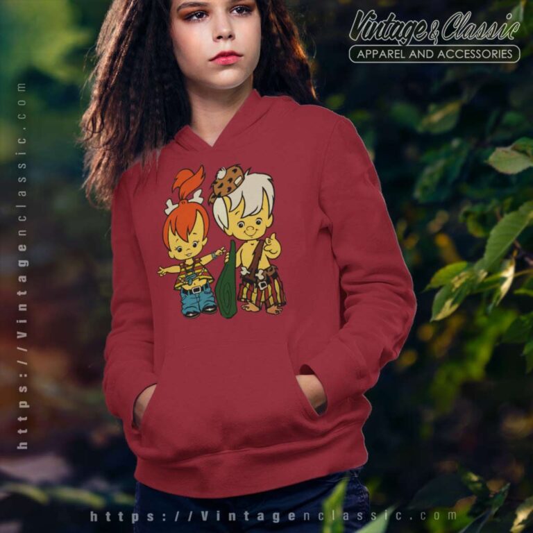 Pebbles And Bam Bam Flintstones Hoodie Pebbles And Bam Bam Flintstones Hoodie