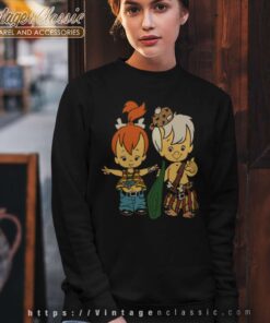 Pebbles And Bam Bam Flintstones Sweatshirt