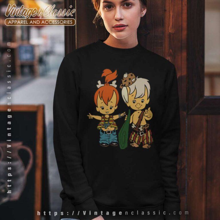 Pebbles And Bam Bam Flintstones Sweatshirt Pebbles And Bam Bam Flintstones Sweatshirt