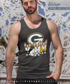 Pembroke Welsh Corgi Green Bay Packers Tank Top Racerback