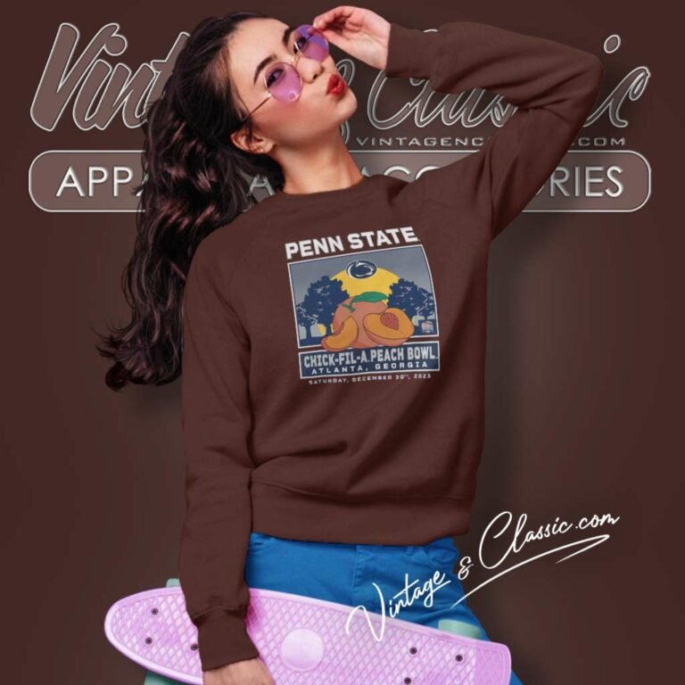 Penn State Chick Fil A Peach Bowl Shirt Nittany Lions 2023 Sweatshirt Penn State Chick Fil A Peach Bowl Shirt Nittany Lions 2023 Sweatshirt