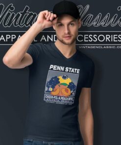 Penn State Chick Fil A Peach Bowl Shirt Nittany Lions 2023 V Neck TShirt