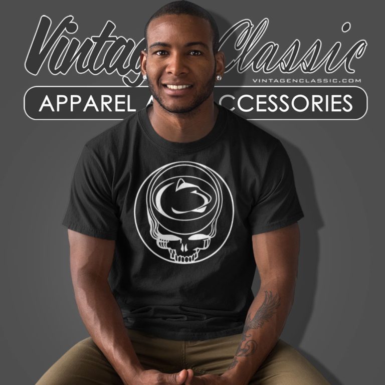 Penn State Nittany Lions Grateful Dead Skull T Shirt Penn State Nittany Lions Grateful Dead Skull T Shirt