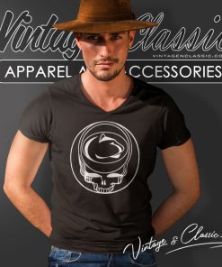 Penn State Nittany Lions Grateful Dead Skull V Neck TShirt