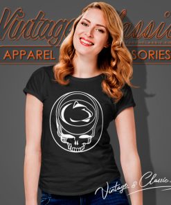 Penn State Nittany Lions Grateful Dead Skull Women T Shirt