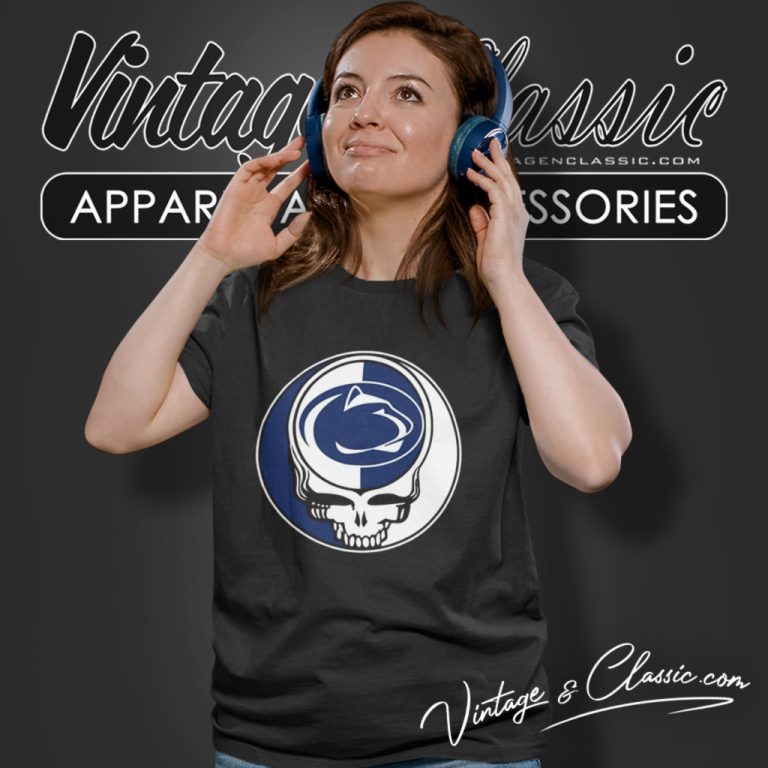 Penn State Nittany Lions Grateful Dead Steal Your Face Women T Shirt Penn State Nittany Lions Grateful Dead Steal Your Face Women T Shirt