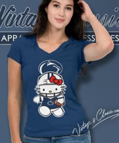 Penn State Nittany Lions Hello Kitty V Neck TShirt