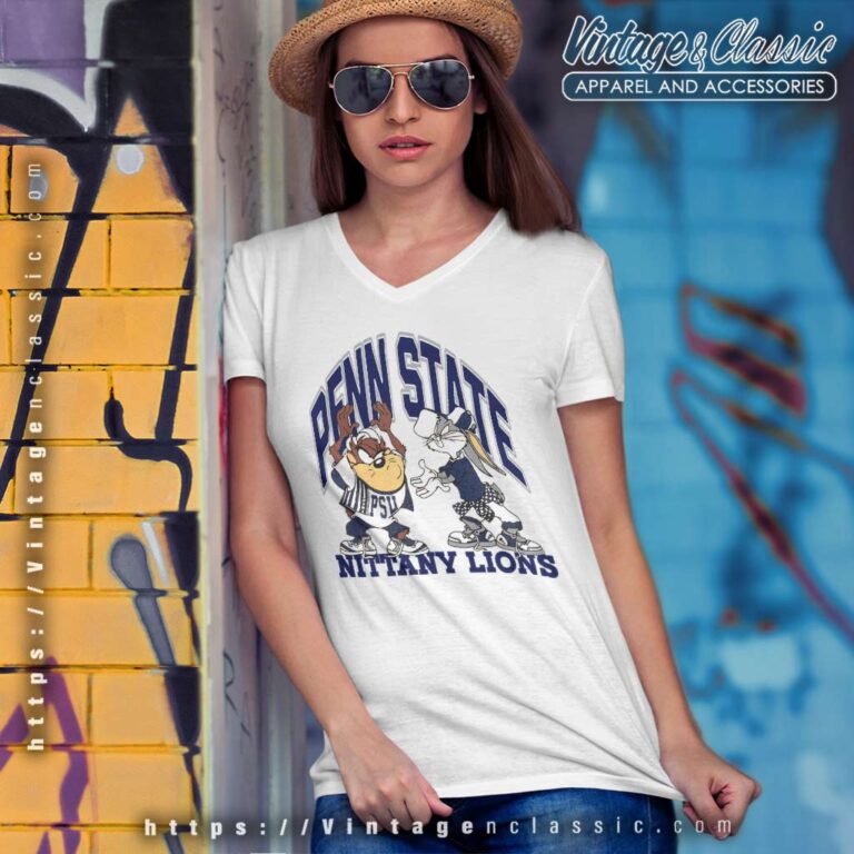 Penn State Nittany Lions Looney Tunes V Neck TShirt Penn State Nittany Lions Looney Tunes V Neck TShirt