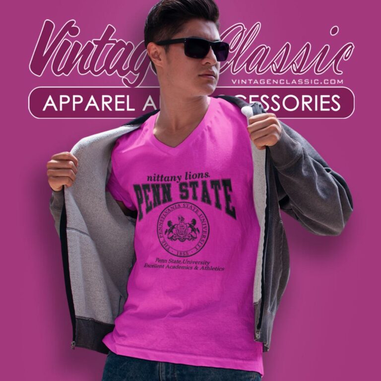 Penn State University Nittany Lions V Neck TShirt Penn State University Nittany Lions V Neck TShirt