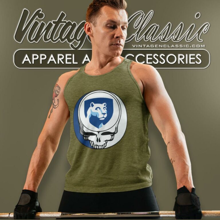 Pennsylvania State University Grateful Dead Steal Your Face Tank Top Racerback Pennsylvania State University Grateful Dead Steal Your Face Tank Top Racerback