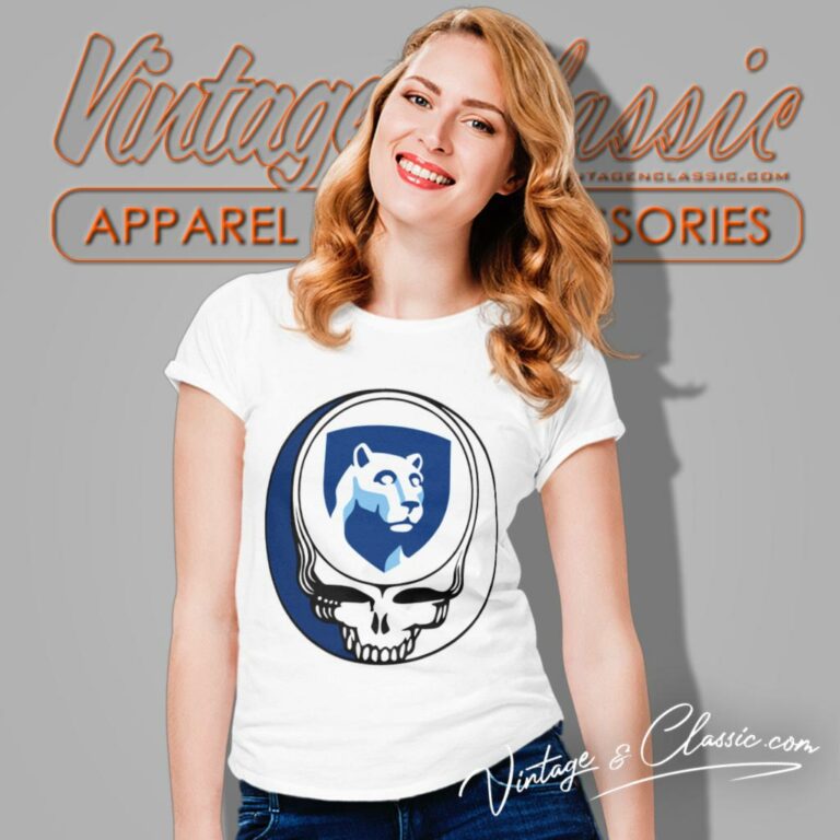 Pennsylvania State University Grateful Dead Steal Your Face Women T Shirt Pennsylvania State University Grateful Dead Steal Your Face Women T Shirt