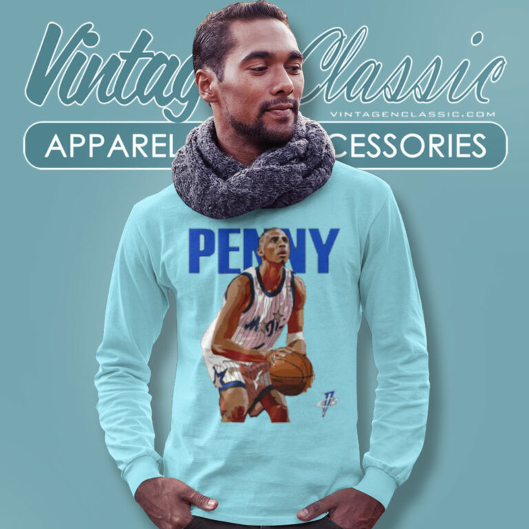 Penny Hardaway Orlando Magic Long Sleeve Tee Penny Hardaway Orlando Magic Long Sleeve Tee