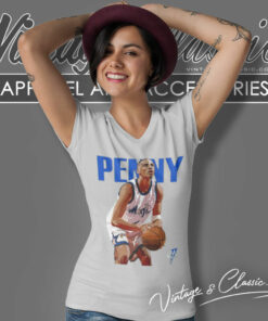 Penny Hardaway Orlando Magic V Neck TShirt