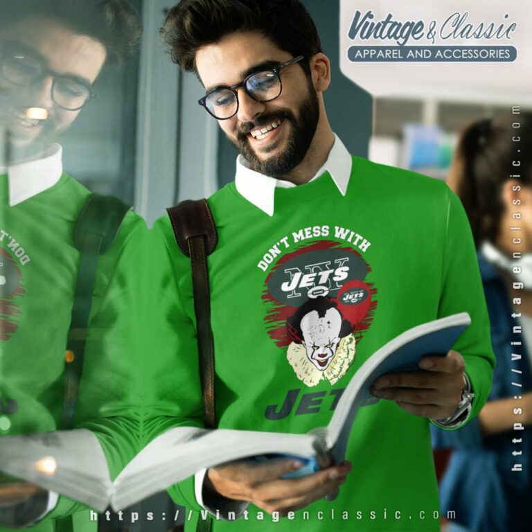 Pennywise Dont Mess With New York Jets Sweatshirt Pennywise Dont Mess With New York Jets Sweatshirt