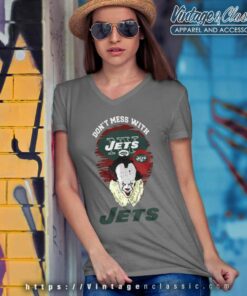 Pennywise Dont Mess With New York Jets V Neck TShirt