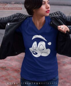 Pep Le Pew Looney Tunes V Neck TShirt
