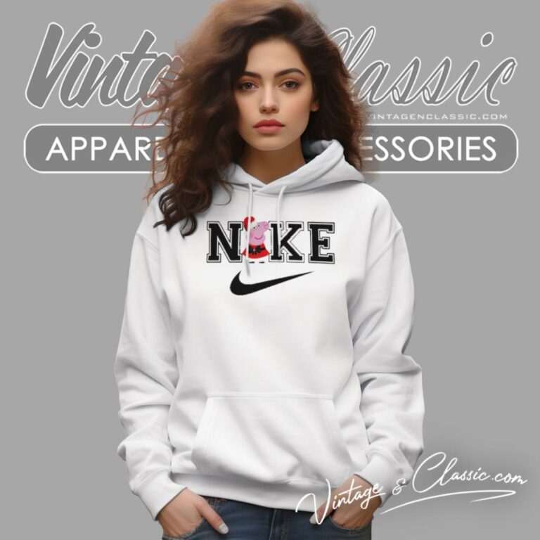 Peppa Pig Christmas Nike Logo Hoodie Peppa Pig Christmas Nike Logo Hoodie