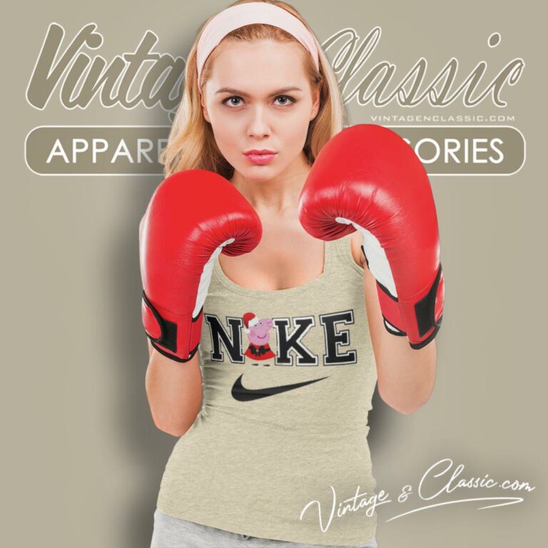 Peppa Pig Christmas Nike Logo Tank Top Racerback Peppa Pig Christmas Nike Logo Tank Top Racerback