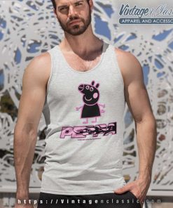 Peppa Pig Neon Flame Logo Tank Top Racerback