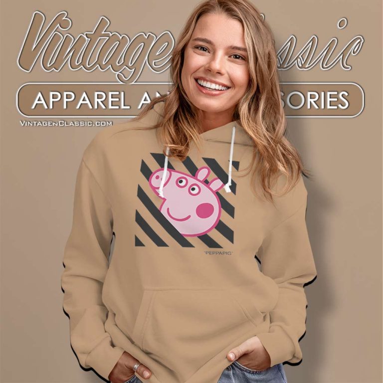 Peppa Pig Off White Collab Hoodie Peppa Pig Off White Collab Hoodie