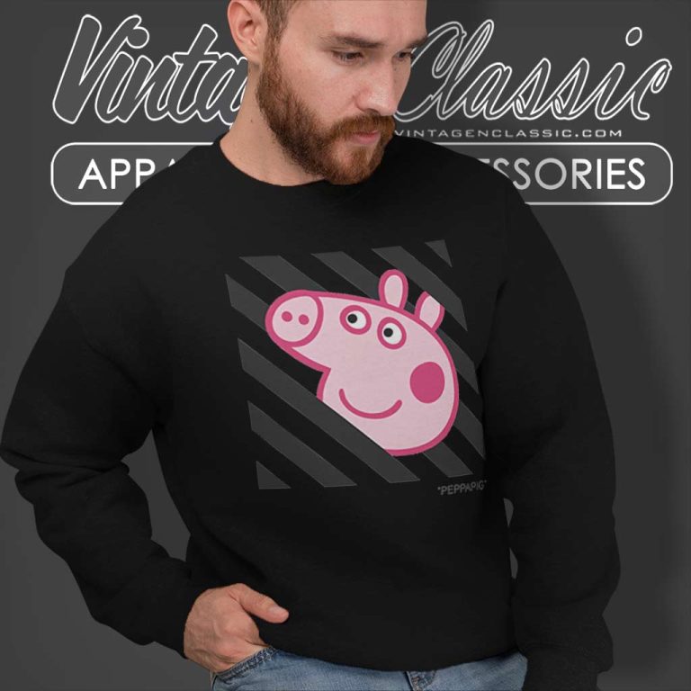 Peppa Pig Off White Collab Sweatshirt Peppa Pig Off White Collab Sweatshirt
