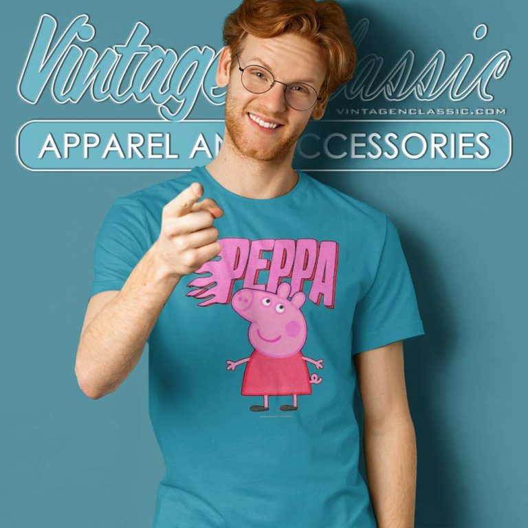 Peppa Pig Pink Flame Logo T Shirt Peppa Pig Pink Flame Logo T Shirt