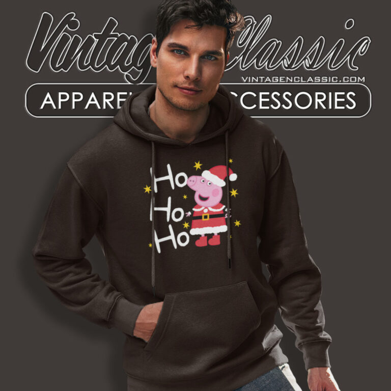 Peppa Pig Santa Christmas Ho Ho Ho Hoodie Peppa Pig Santa Christmas Ho Ho Ho Hoodie