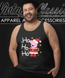 Peppa Pig Santa Christmas Ho Ho Ho Tank Top Racerback