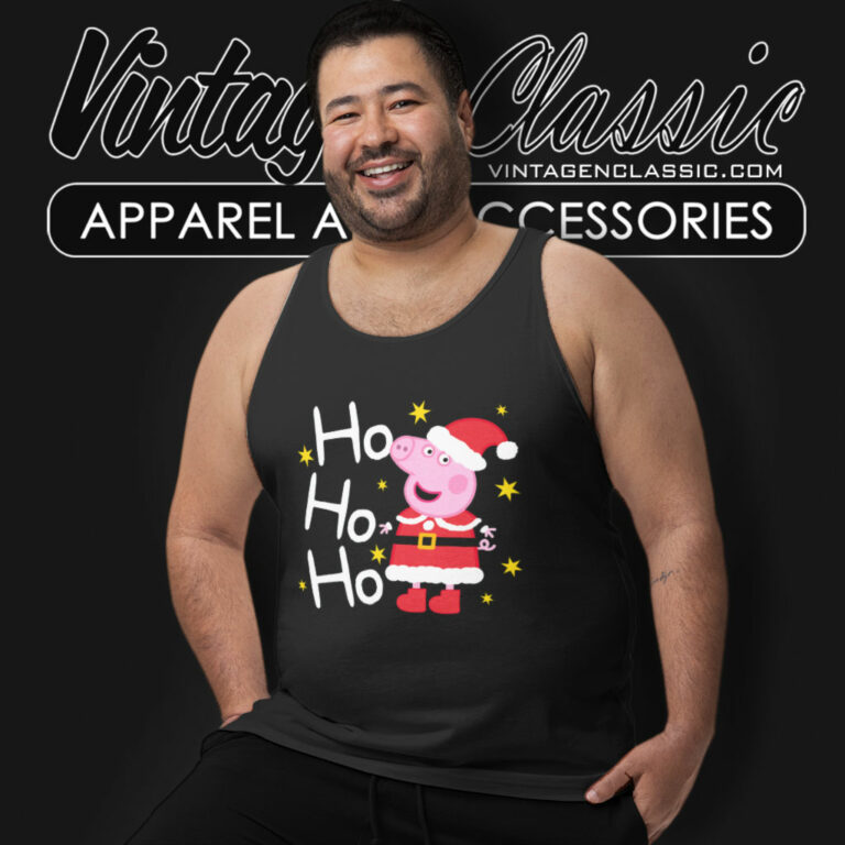 Peppa Pig Santa Christmas Ho Ho Ho Tank Top Racerback Peppa Pig Santa Christmas Ho Ho Ho Tank Top Racerback