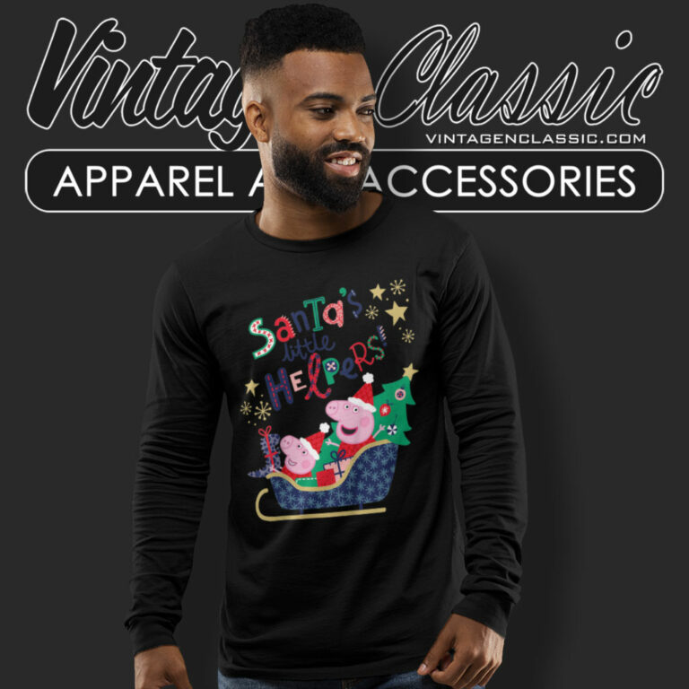Peppa Pig Santas Helpers Long Sleeve Tee Peppa Pig Santas Helpers Long Sleeve Tee