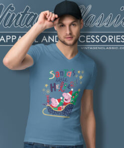 Peppa Pig Santas Helpers V Neck TShirt